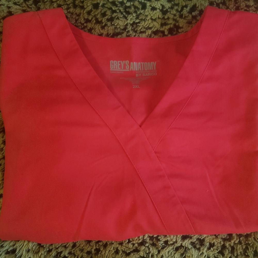 Greys Anatomy Scrub top/pants set 2xl